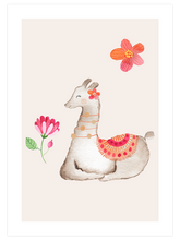 Şirin Lama - Art Print